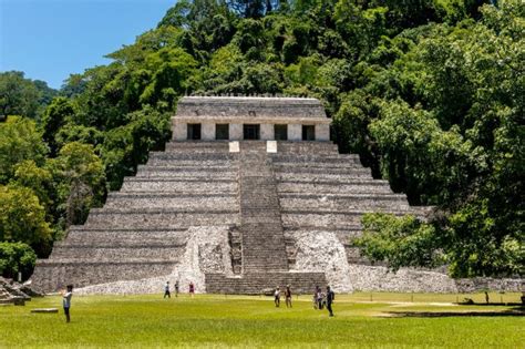 The Mayan Ruins Of Palenque In Chiapas Mexico