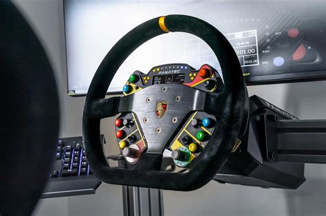 Podium Steering Wheel Porsche 911 GT3 R Suede Fanatec