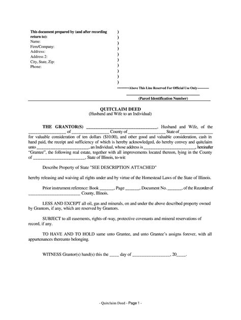 What Does A House Deed Look Like In Illinois Fill Out And Sign Online