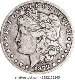 12 1878 Morgan Silver Dollar Images, Stock Photos, 3D objects ...