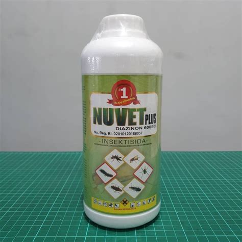 Jual Nuvet Plus Diazinon 600 EC 1 Liter Cairan Fogging Insektisida