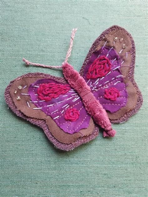 Making Textile Butterflies Experiments Challenges And Tutorials Any