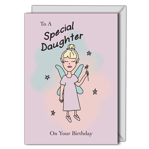 Personalised Cards And Ts Online Birthday Card Fairy Special Daughter