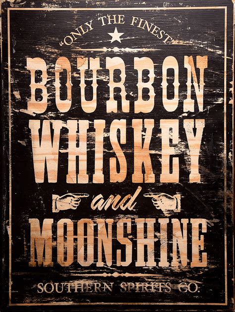 Bourbon Whiskey Retro Metal Sign Plaque Or Fridge Magnet Etsy Uk