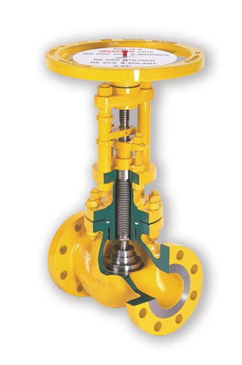 Bellows Sealed Globe Valves For Chemical Industry Descote Valves