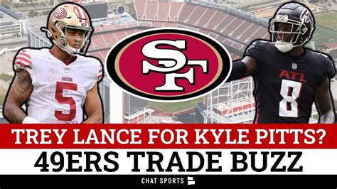 Trey Lance TRADE For Kyle Pitts? WILD 49ers Trade Rumors Per ESPN NFL ...