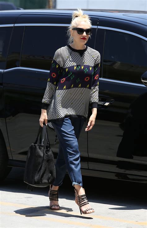 Gwen Stefani Street Style - Out in Los Angeles - May 2014