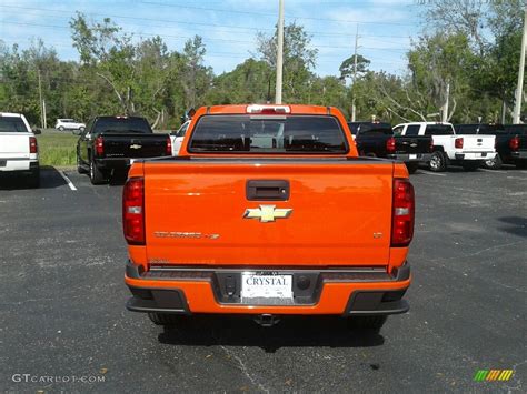 2019 Crush Orange Chevrolet Colorado Lt Crew Cab 132388728 Photo 4 Car