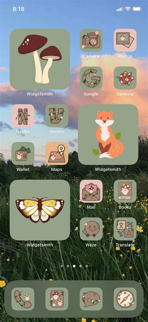 Cottagecore Ios Iphone Icons Ios 14 Icons Botanical Ios Etsy Iphone