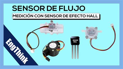 Sensor de flujo o caudal Medición con sensor de efecto HALL YouTube