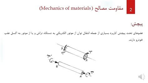 فصل دوازدهم پیچش استاتیک و مقاومت مصالح مجتمع آموزش عالی بم