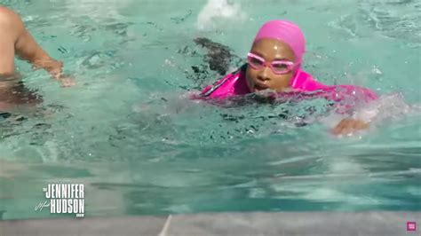 Jennifer Hudson Shares Moment Shes Taught To Swim By Ryan Lochte