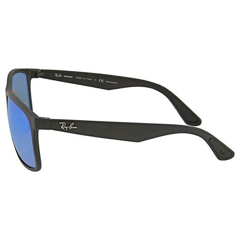 Ray Ban Chromance Polarized Blue Mirror Square Unisex Sunglasses Rb4264 601sa1 8053672644951 Ebay