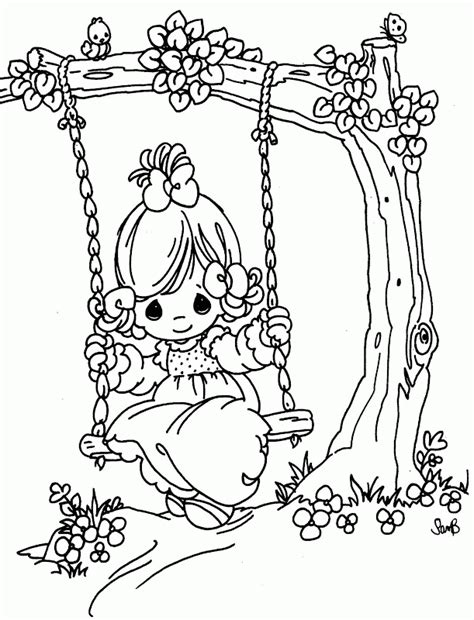 Precious Moments Coloring Pages Mothers Day