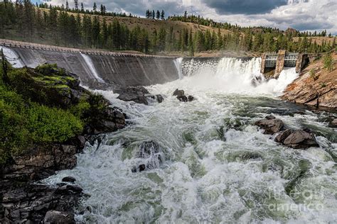 Little Falls Dam On The Spokane River Photograph by Sam Judy | Fine Art ...