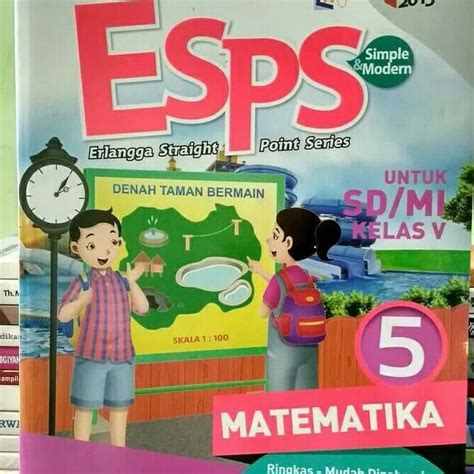 Jual Buku ESPS Matematika Untuk Kelas 5 SD Terbitan Erlangga LIMITED