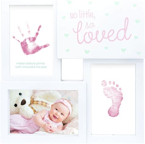 Amazon Tiny Ideas Baby Prints Collage Keepsake Frame With