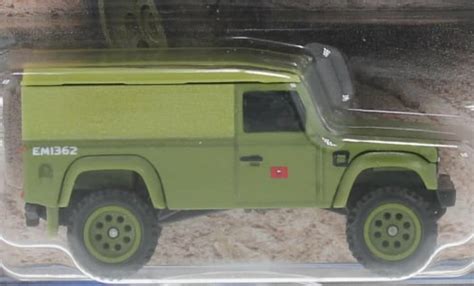 Modellino In Miniatura Land Rover Defender Welly Verde Bianco