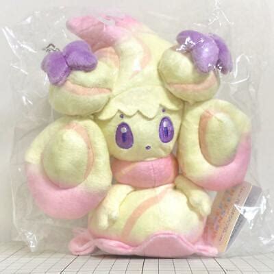 Pokemon Plush Doll ALL STAR COLLECTION Alcremie Ruby Mix Ribbon EBay