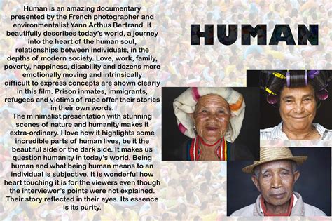 Human, documentary on Behance