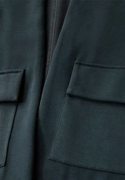 Street One Silk Look Jacke Für Damen In Grün Street One