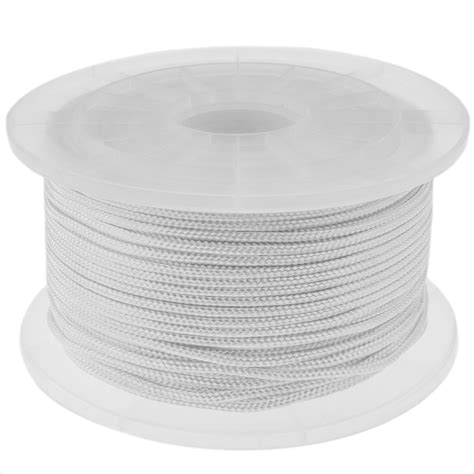 Corde tressée en nylon 100 m x 3 mm blanche Leroy Merlin