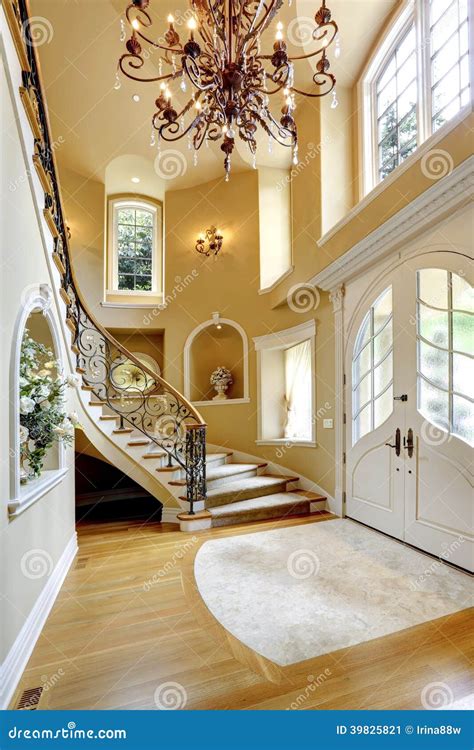 Luxury House Interior Entrance Hallway Stock Photo Image 39825821