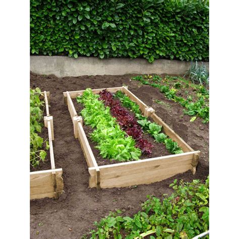 Rectangle Potager En Bois H Cm Jardin Et Saisons