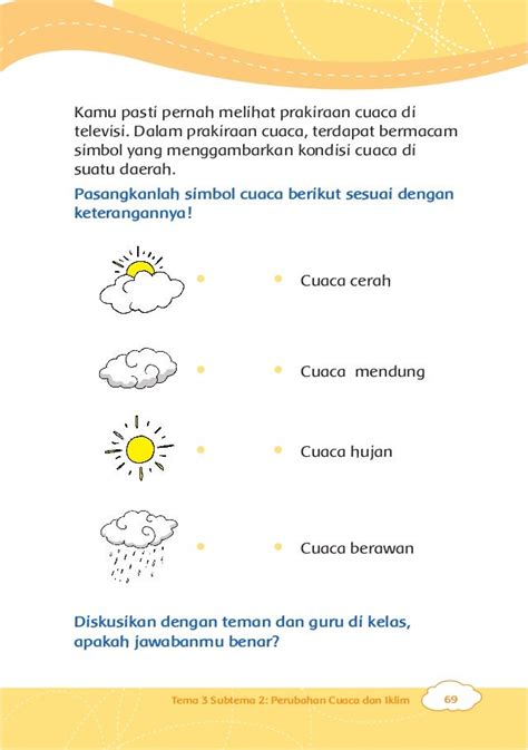 Materi Perubahan Cuaca Kelas 3 Sd Tulisan