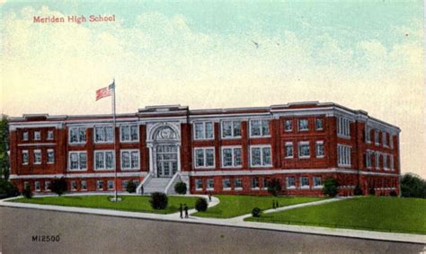 Meriden,CT. The Meriden High School 1914 | eBay