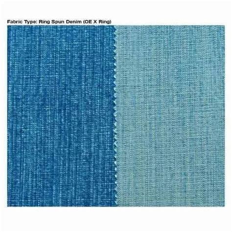 62-63" Ring Spun Denim Fabric, for Garments, Packaging Type: Roll at best price in Mumbai