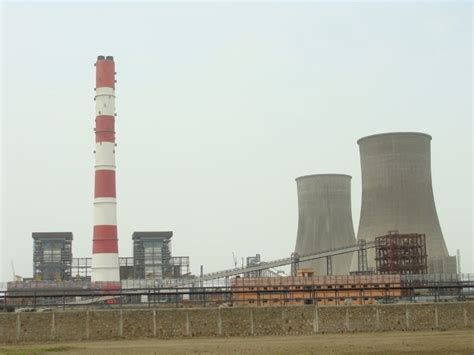 The Cooling Towers Of The Kalisindh Thermal Power Plant In India The