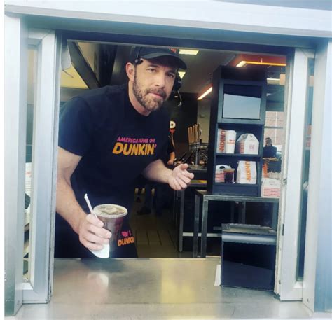 Dlisted Open Post Hosted By Ben Affleck Working At Dunkin For A Day