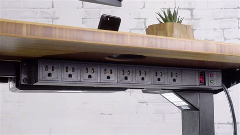 8 Outlet Mountable Surge Protector By Uplift Desk Youtube