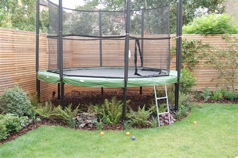 Garden With Trampoline - Plants For Gift