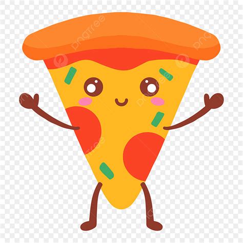 Dibujos Animados De Pizza Feliz PNG Dibujos Clipart De Pizza Dibujos