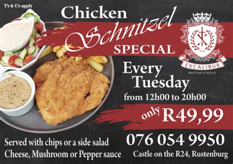 Restaurant Specials and Events in Rustenburg