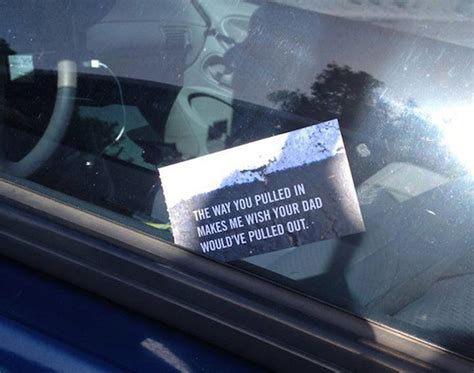 24 Creative Windshield Notes For Drivers Who Parked Horribly