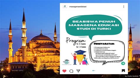 Beasiswa Penuh S1 S2 Di Turki Dari Masagena Edukasi Tanpa Tes Dan Toefl