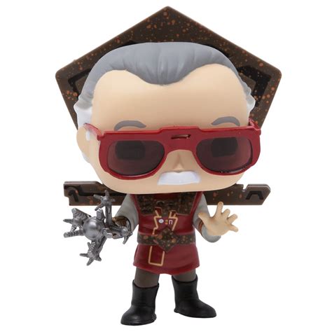 Funko Pop Icons Stan Lee In Ragnarok Outfit Red