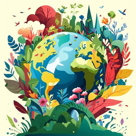 Premium Vector Environmental Awareness Vector Art