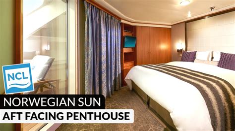 Norwegian Sun Aft Facing Penthouse With Large Balcony Tour Review