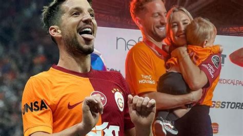 Galatasaray ın Dries Mertens paylaşımına eşi Katrin Kerkhofs tan flaş