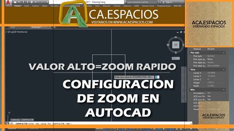 Tips Como Configurar Zoom En Autocad Youtube