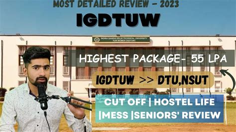 IGDTUW Detailed College Review 2023 Best Government COLLEGE