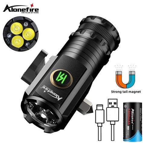 Alonefire X Super Bright Mini Outdoor Flashlight Led Multi Function