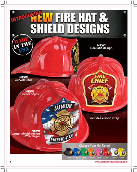 DELUXE Plastic Fire Hats - Flame Design (Custom) - DELUXE Fire Hats ...