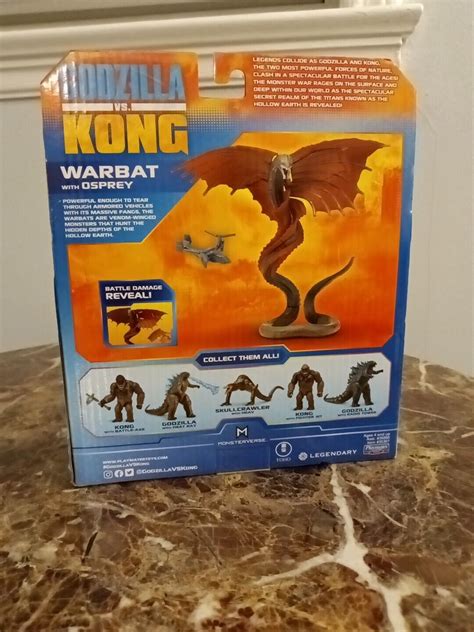 Playmates Toys Monsterverse Godzilla Vs Kong 6 Inch Warbat W Osprey Figure New 43377353072 Ebay