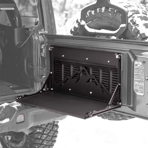 Drop Down Tailgate Table Jeep Wrangler JKU JK JLU JL Expedition Gear