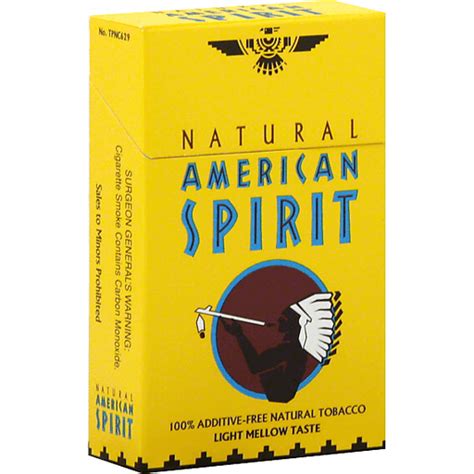 Natural American Spirit Cigarettes, Yellow | Cigarettes | Wade's Piggly ...